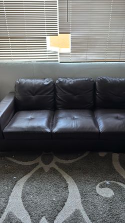 Leather couch