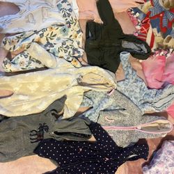 0-3 Month Babygirl Warm Clothes 