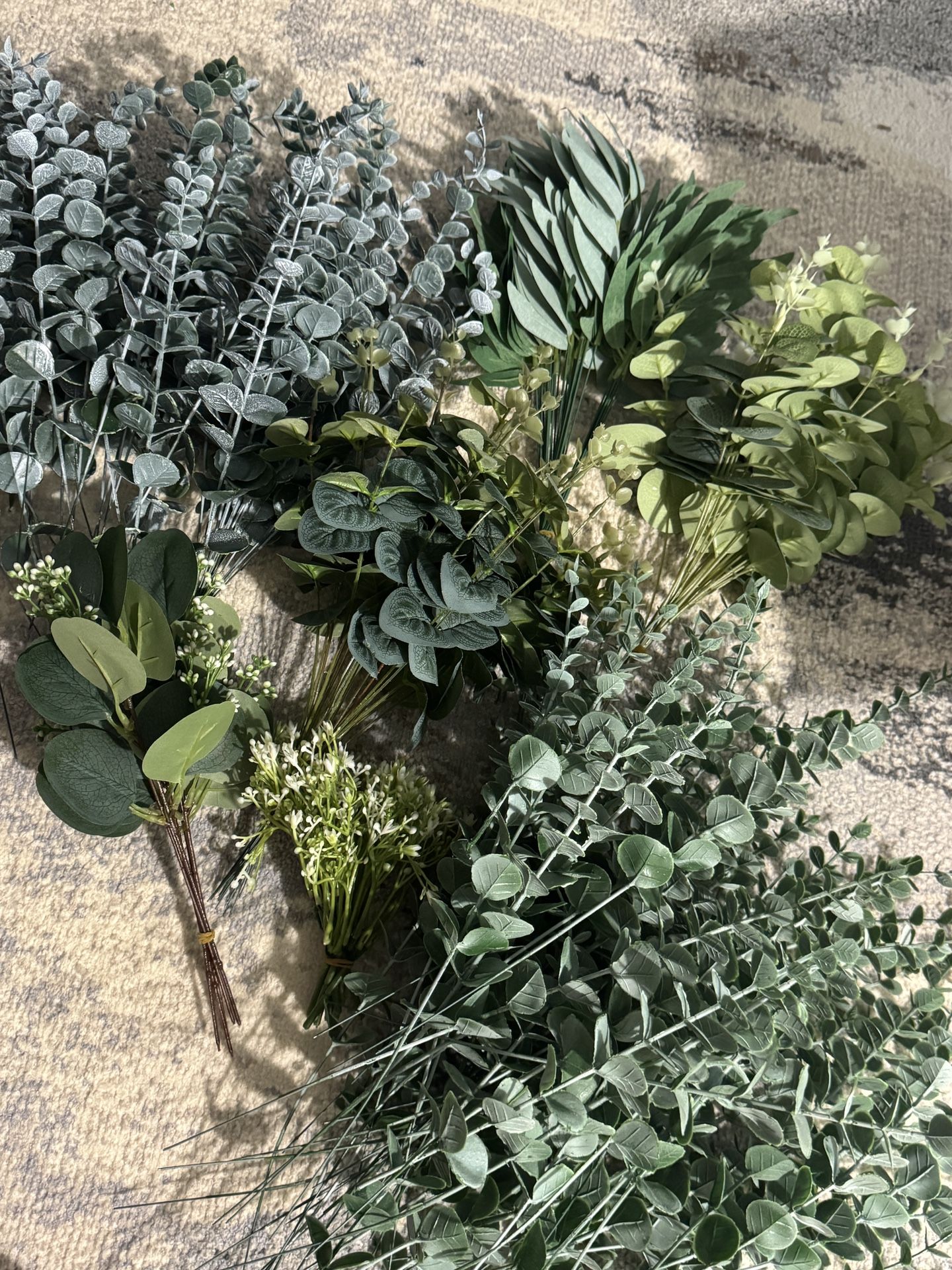 assortment of faux flowers