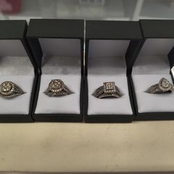 10k White Gold Diamond Rings Different Grams And Different Prices Layaway Available 10% Dwon If You Interested Ask Maribel Thank You 