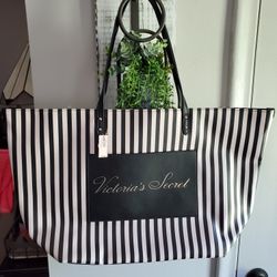 New vs Striped Tote Bag
