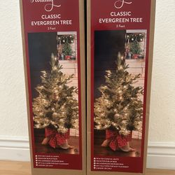 Set of Christmas Three 3 Ft Tall