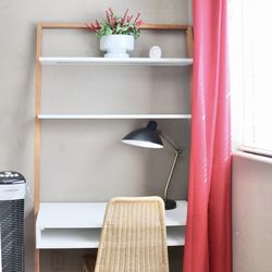 Ladder Desk With Shelves