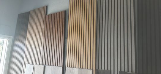 Slat acoustic wall panels