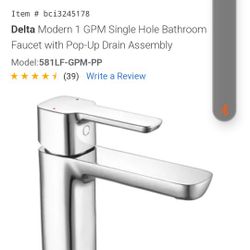 Delta Single Handle Lav Faucet