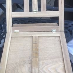 Wooden Art Storage Tray With Eisel   