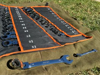 Wrench Set - Ratcheting - Flex Head - 30pc