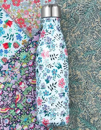 Swell Starbucks Liberty of London Water Bottle in Edenham Coral Floral