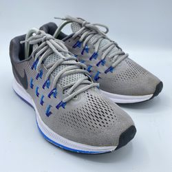 Nike Air Zoom Pegasus 33 Mens Size 9 Athletic Shoes 2 Tone Gray 831352-004