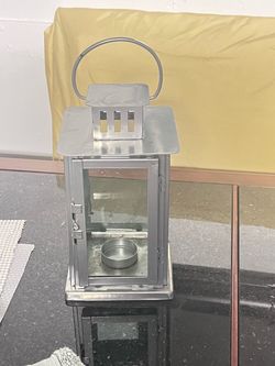 8 Stainless steel candle lanterns