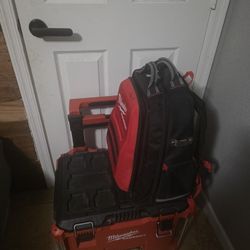 Milwaukee Packout Tool Box On Wheels And Backpack