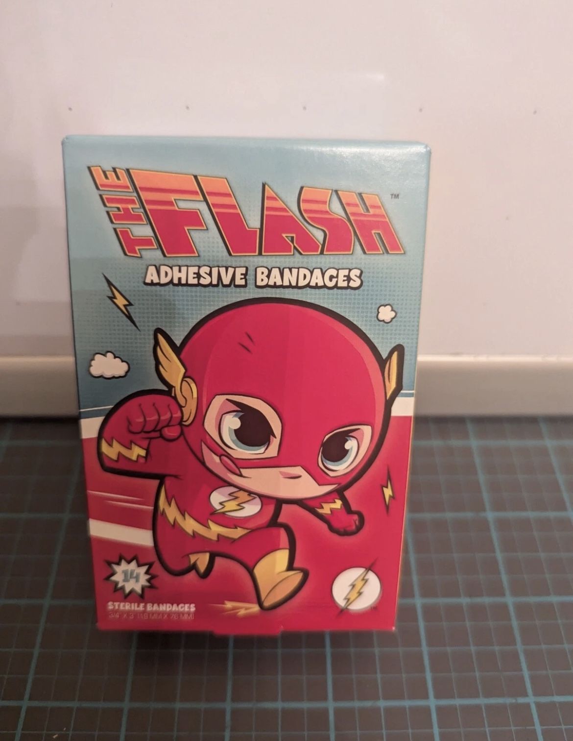 NEW, Set Of 6 Boxes THE FLASH Or Bluey ADHESIVE BANDAGES BAND-AID 14/Box Total 84 pcs