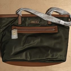 Michael Kors Kempton Black Nylon Tote Bag