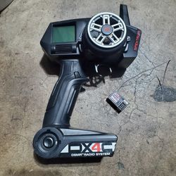 RC Car Spektrum DX4C Radio Transmitter and SR410 receiver