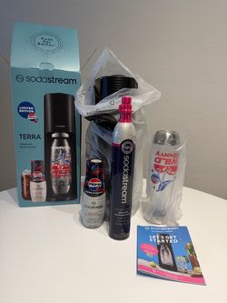 New SodaStream Terra Limited Edition Pepsi Wild Cherry Bundle