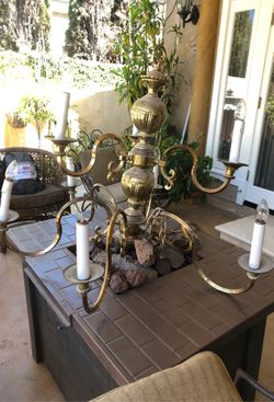 Antique chandelier with 9 lights