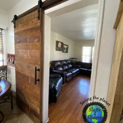 Brown Barn Door