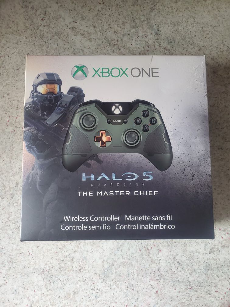 Halo 5 gaurdians master chief edition xbox controller