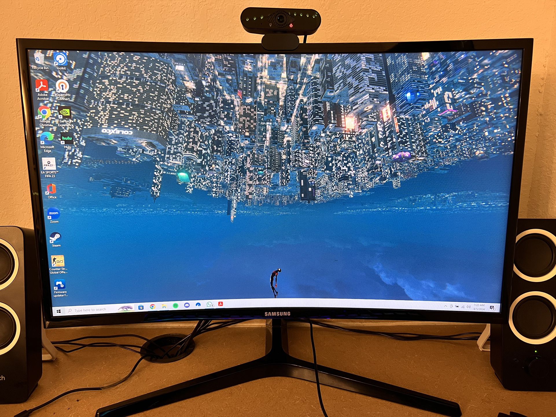 Samsung Curved 27’ 1080p Monitor 