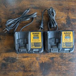 2 DeWalt Charger DCB112  12v/20v
