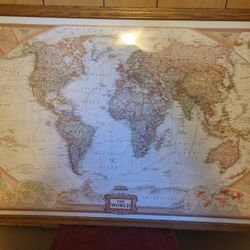 National geographic world map