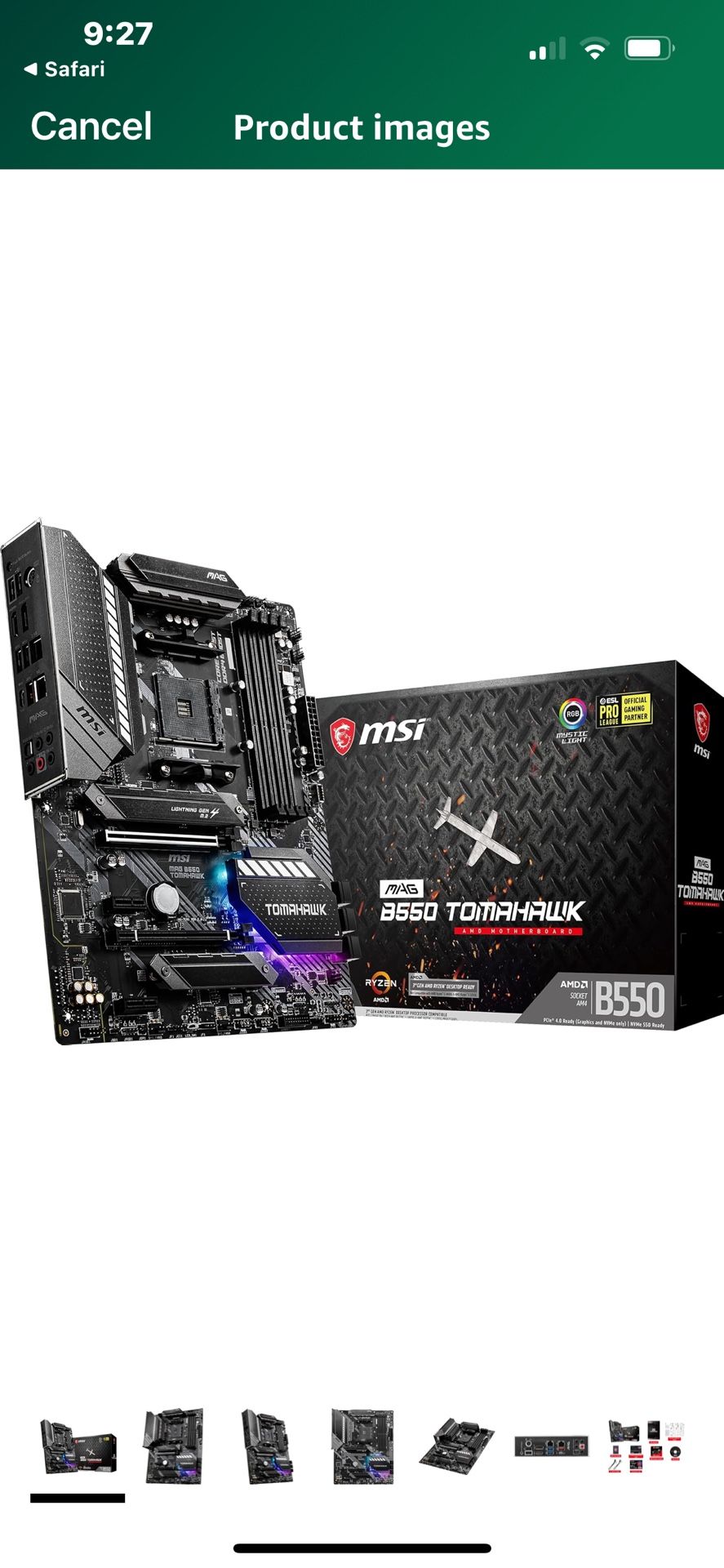 MSI B550 MAG Tomohawk Motherboard
