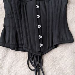 24 Steel Boned Waspie Corset - NEW
