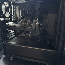 Gaming PC With Two Monitors, Webcam, Mouse, Keyboard And Headset