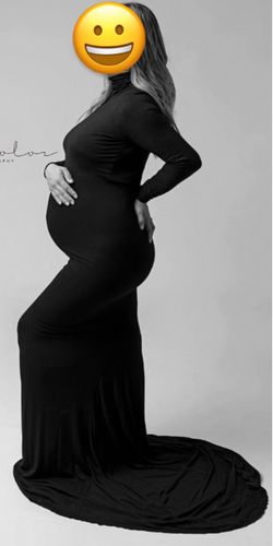 Maternity maxi dress