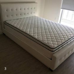 Camas y colchones con su box spring Queen Size 