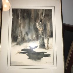 Gay Davis Bryant Oil Panting  Deep Woods