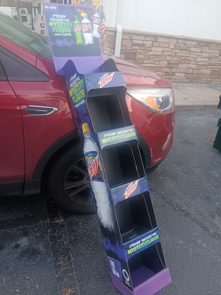 Mountain Dew Voodoo Bottle Display