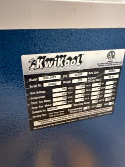 Kwikkool portable AC industrial grade