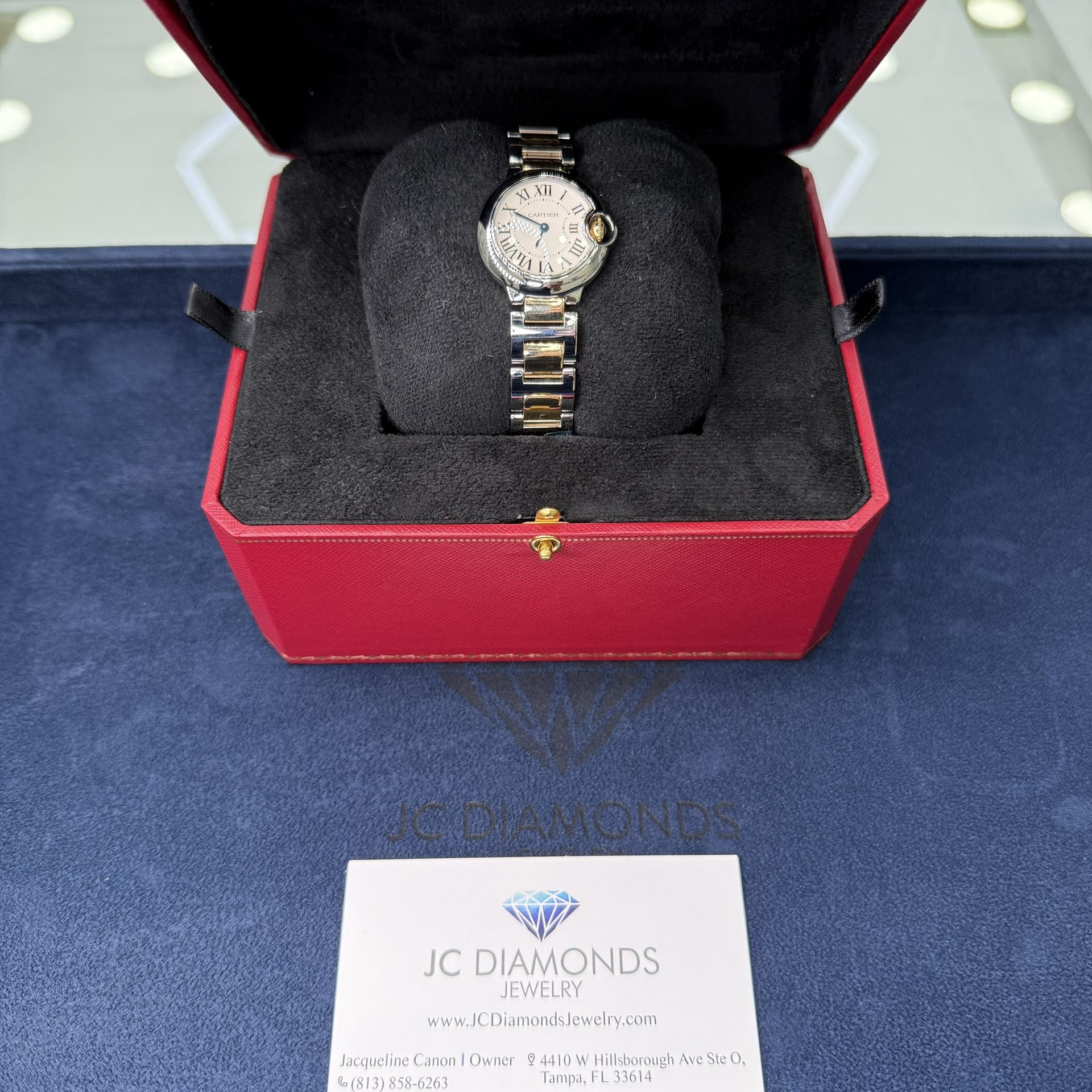 Watch Lady Cartier Ballon 2 Tone