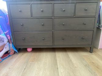 IKEA 8 Drawer Dresser Grey