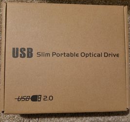 New USB Slim Portable Optical Drive