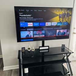 55” Sony  Google Smart TV w/stand 