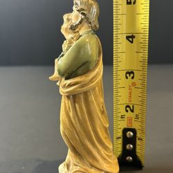 St. Joseph and Child Jesus 5" Polystone religious Figurine Holding Lilies -AS IS