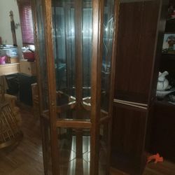 Corner Curio/Display Cabinet OBO 