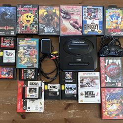 Sega Genesis 2 18 Games 6 Button OEM Controller. 50 Off