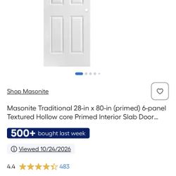 Masonite Interior Slab Door
