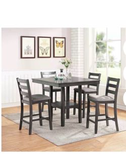 Dining table set with chairs