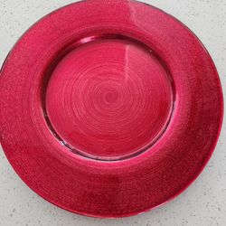 Set of four charger plates 