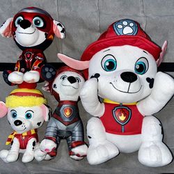 PAW Patrol Plush: 4 Marshall Stuffed Animals - EXCELLENT CONDITION FROM N/S HOME