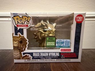 Funko Pop! Dungeons & Dragons Brass Dragon Wyrmling LE 8000 + PROTECTOR