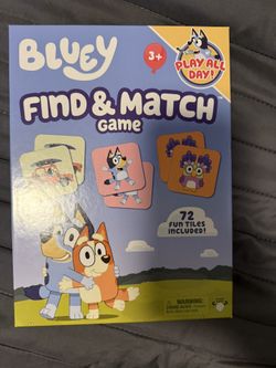 Bluey Find And Match Game