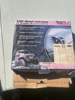 Rugged ridge hood catches for jeep