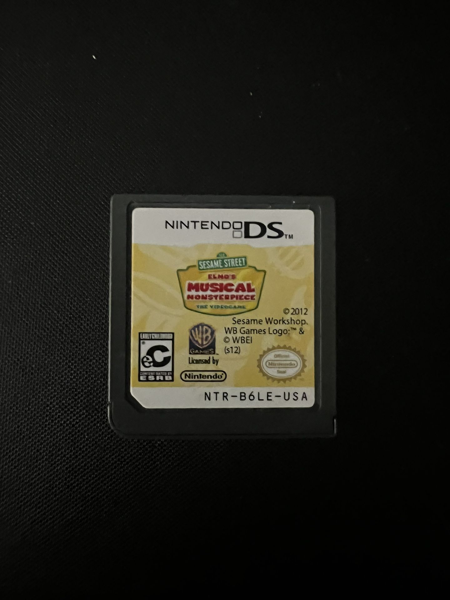 Sesame Street Elmos Musical Masterpiece DS Game Nintendo