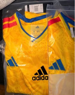 Adidas Soccer Jersey Yellow Size XL