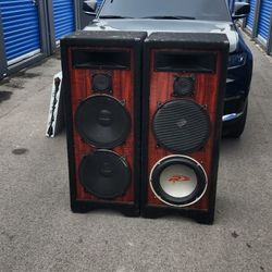 2 Big  Speakers